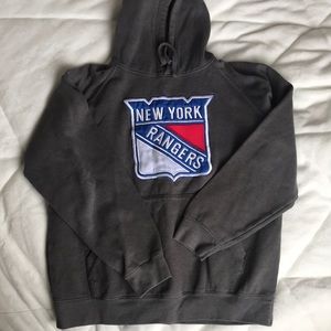 NWOT New York Rangers hoodie size medium grey gray